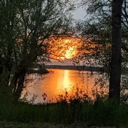 Sonnenuntergang am See
